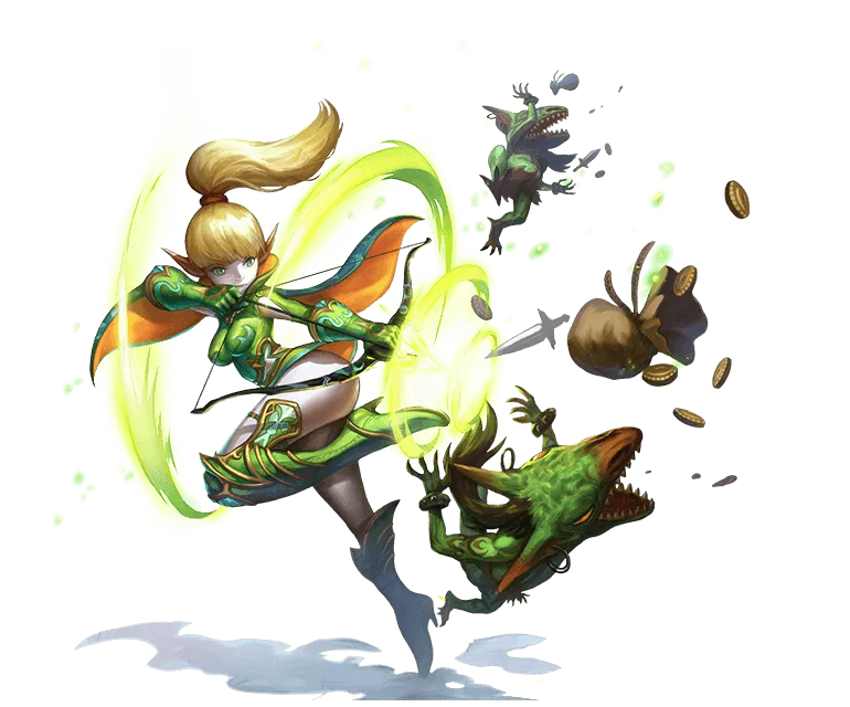 Dragon Nest Okçu beceri kullanırken